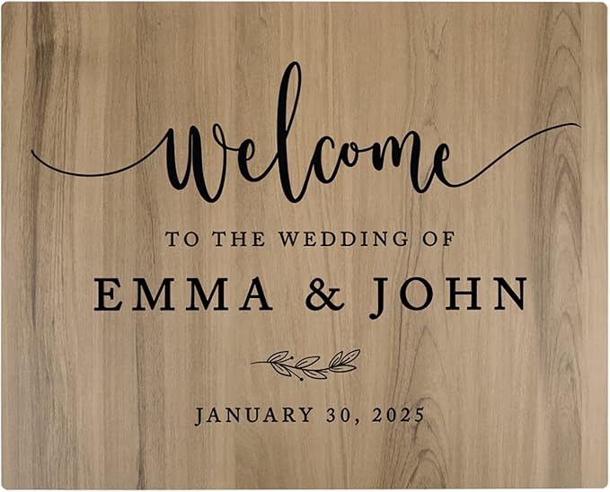 Andaz Press Large Wooden Welcome Sign by AndazPress