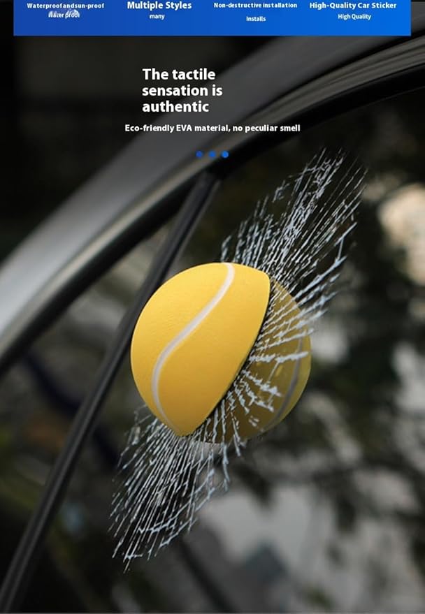 Car 3D elf Ball car Sticker, car Window Funny Creative Decorative Sticker - Image 4