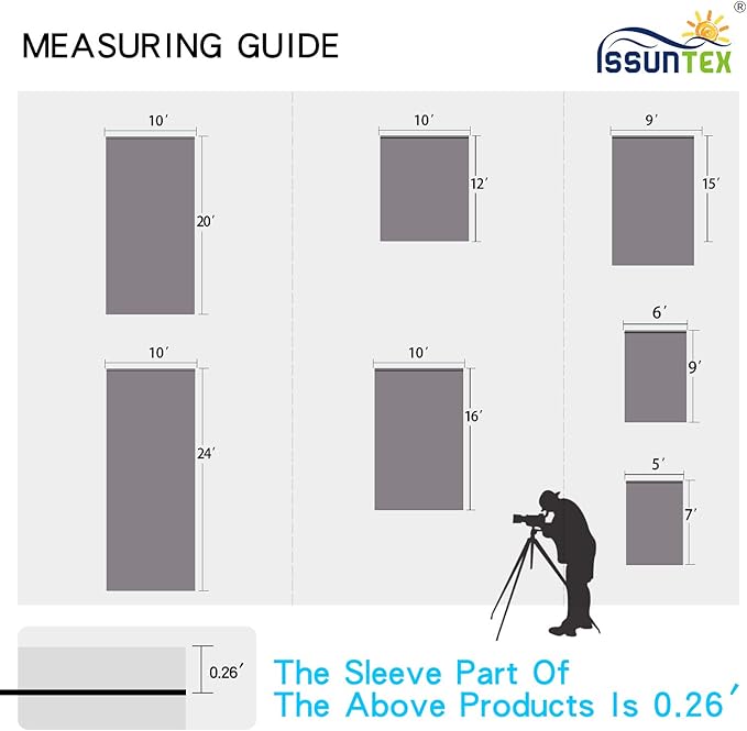 ISSUNTEX 5X7 ft Background Muslin Backdrop, Photo Studio, Collapsible High - Image 6