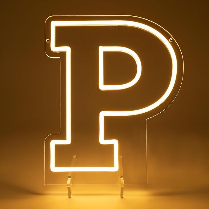 Light Up Letters P, Led Marquee Letter Lights Neon Sign, 13.9" Height - Image 5