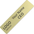 Stainless Steel Durability Gold Custom Name Tag by QIPAN