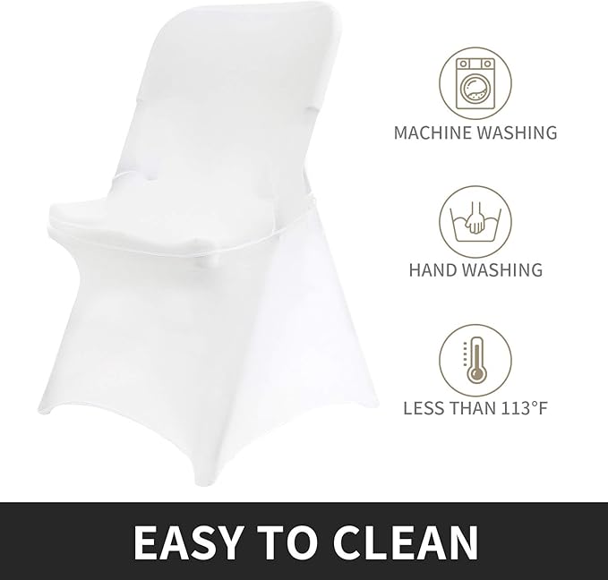 Peomeise Stretch Spandex Folding Chair Cover - Image 2
