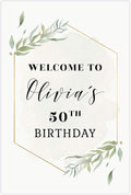 Andaz Press Personalized Extra Large Birthday Easel Board Party Sign, 12x18-inch by AndazPress