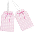 100Pcs Coquette Pink Bow Gift Tags by ASYEHJNR