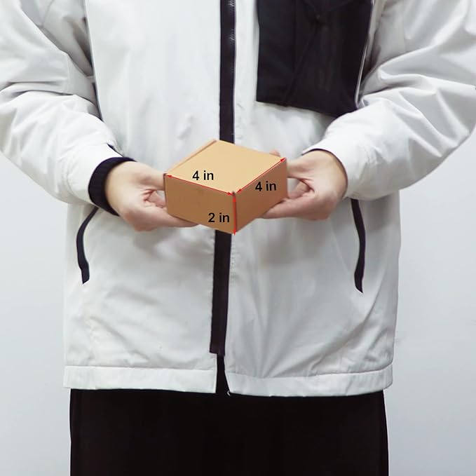 MEBRUDY 4x4x2 Inches Shipping Boxes Pack of 50, Small Corrugated Cardboard Box - Image 3