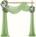 VOK Wedding Arch Draping Fabric Chiffon Fabric, 29in x 18Ft Sheer Chiffon by VOK
