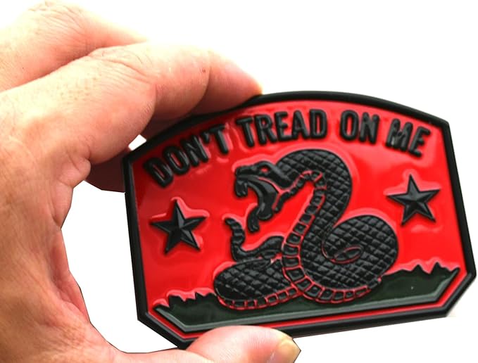 1x Gadsden Flag Rattlesnake Car Emblem 3D Decal Sticker - Image 4