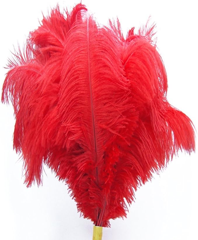 KOLIGHT® 40pcs 12''~14'' Natural Ostrich Feathers - Image 3