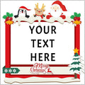 100-1000pcs Custom Stickers Merry Christmas Stickers Personalized Labels by Unknown