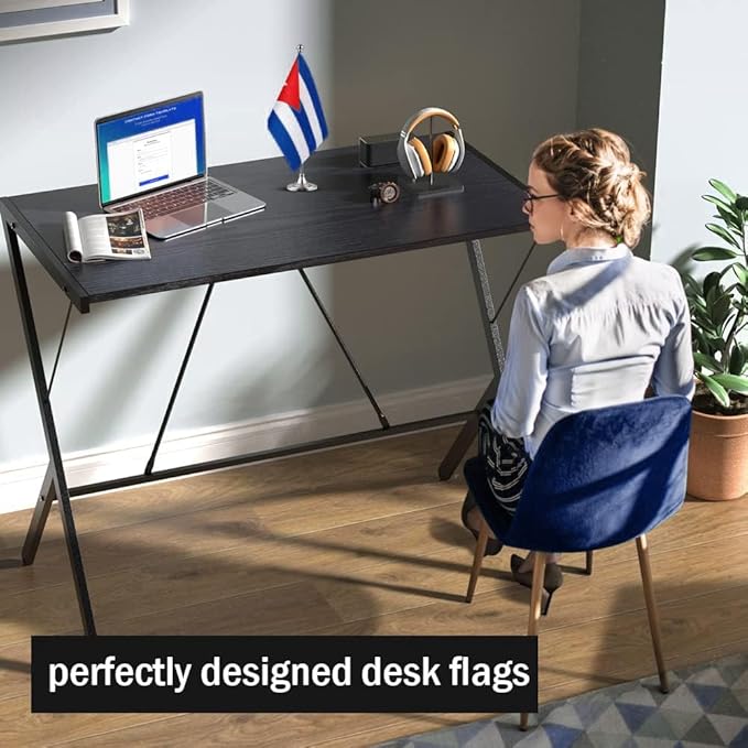 Cuba Flag Cuban Flags, Small Mini Cuban Desk Flag, Used - Image 3
