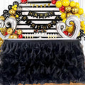 Luxury Organza Mesh Table Skirt Draping Floating Romance by BTFHOME
