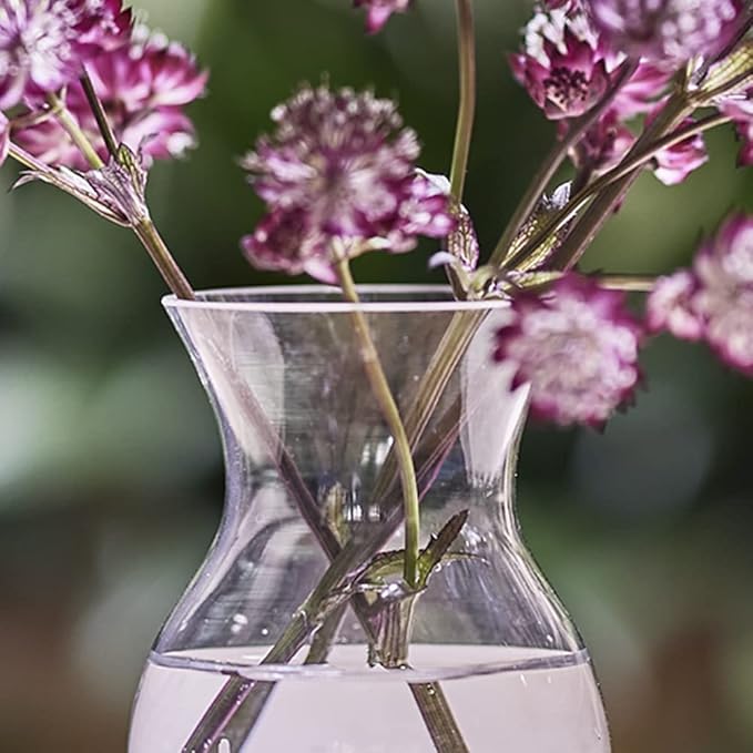 CHIVE ‘George’ Glass Bottle Flower Vases — Set of 6 — Small, Elegant Clear - Image 6