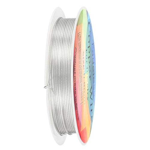 0.8 mm/20 Gauge Copper Wire for Jewelry Making, 7.5FT Copper Beading Craft Wire by MMETERXITY