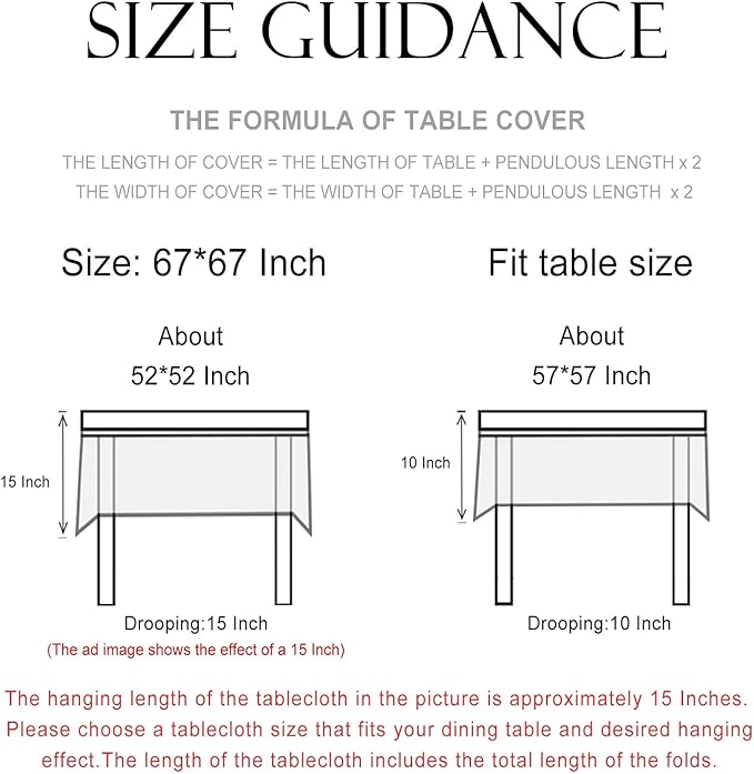 patdrea Designer Vintage Blue Floral Tablecloth - Image 7