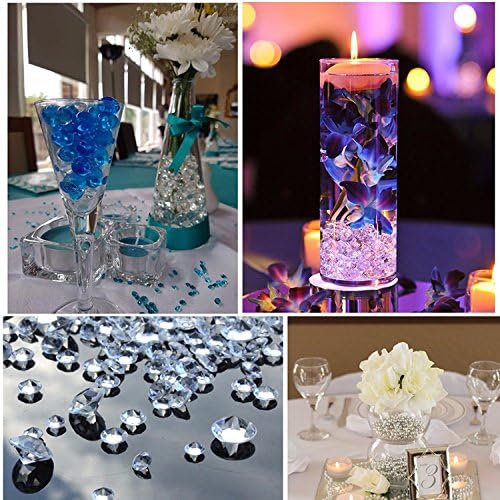 10000 pcs/Pack Wedding Table Scatter Confetti Crystals Acrylic Diamonds Vase - Image 5