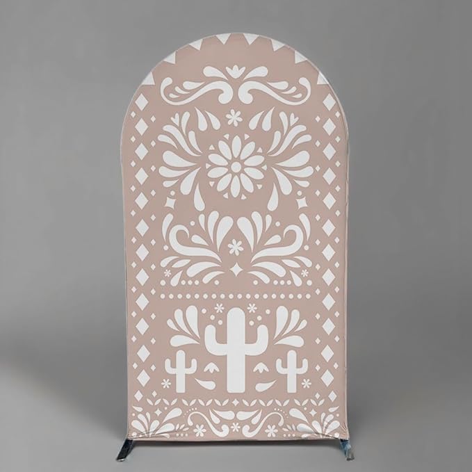 Mexico Theme Arch Stand Covers Fiesta Wedding Party Elastic Fabric Background - Image 3