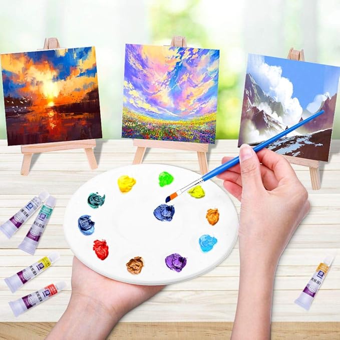 Mini Canvases 18 Pack, Cridoz Small Painting Canvas - Image 5