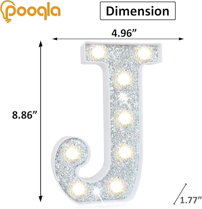 Pooqla Light Up Letters, LED Marquee Letters - Image 5