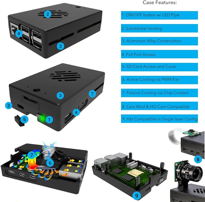 Vilros Raspberry Pi 5 Starter Kit MAX - Image 4