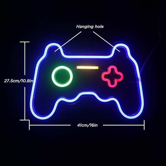 ineonlife LED Gamer Neon Sign, Gaming Room Wall Decor - Image 2
