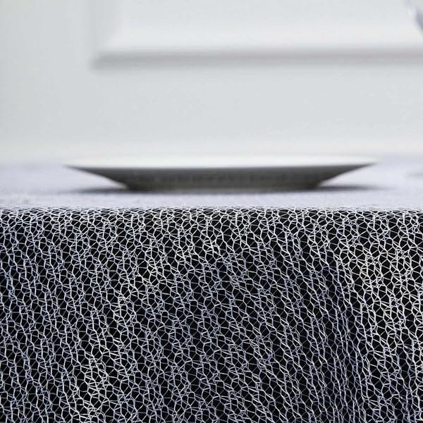 Tableclothsfactory 90" White Premium Lace Round Tablecloth - Image 4