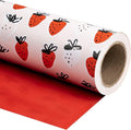 WRAPAHOLIC Reversible Strawberry Wrapping Paper by WRAPAHOLIC