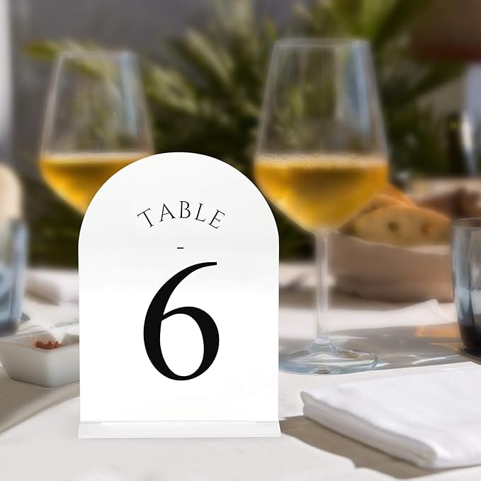 JOYIT Arch Wedding Table Numbers 1-30 - Image 4