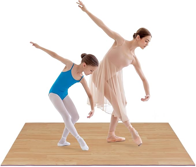 Ballet Dance Floor for Home Practice – 6'x3.9' Portable Ballet Floor by Unknown