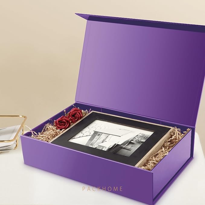 PACKHOME Extra Large Gift Box 17.5x11.3x4.3 Inches, Sturdy Shirt Box - Image 3