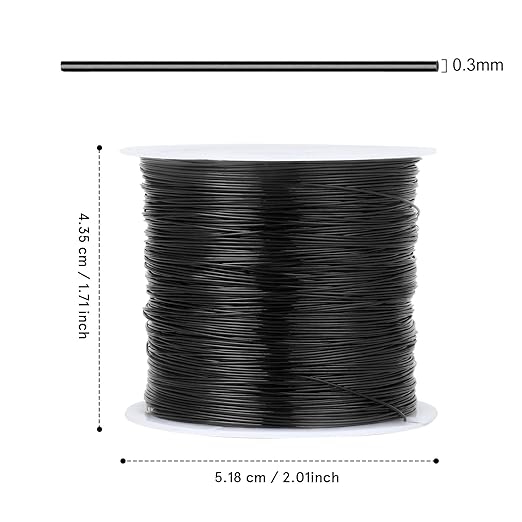 328FT Jewelry Wire 28 Gauge Tarnish-Resistant Copper Beading Wires Roll Bulk - Image 3