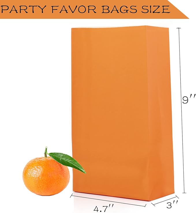 Oletx 30-Pack Yellow Party Favor Paper Bags, Babyshower, School Activities - Image 7