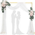 Backdrop Stand, 6.6FT x 6.6FT Backdrop Stand Heavy Duty, Birthday Party by ADOSON