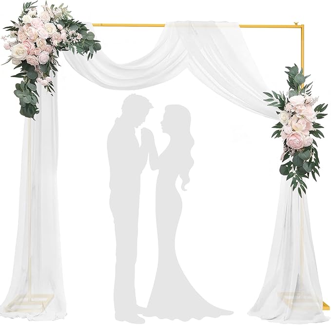 Backdrop Stand, 6.6FT x 6.6FT Backdrop Stand Heavy Duty, Birthday Party by ADOSON