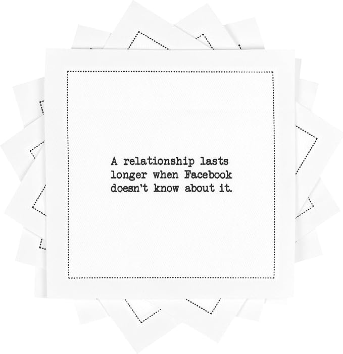 Five Star White Cotton Cocktail Napkins, Beverage & Bar Napkins by FiveStarNapkins