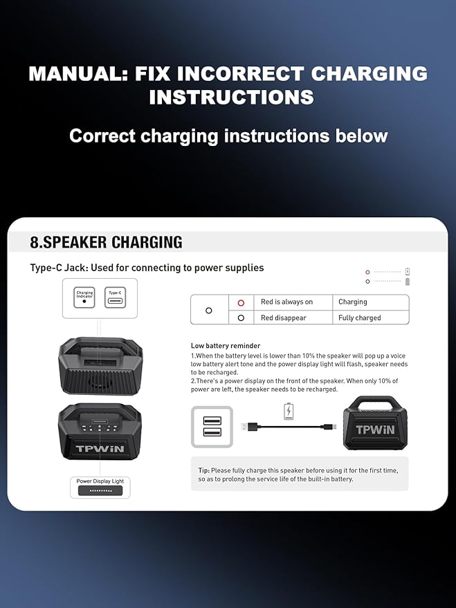 Powerful 80W Outdoor Bluetooth Speaker: IPX6 Waterproof, 20H Playtime, Deep Bass - Image 9