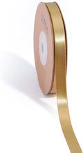 LaRibbons Pale Gold Satin Ribbon 3/8 Inch 25 Yards Luxury Double Faced Gold by LaRibbons