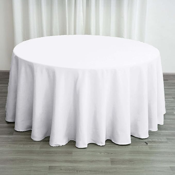 Efavormart Round Tablecloth, 120 Inch Stain & Wrinkle Resistant Washable Table - Image 6