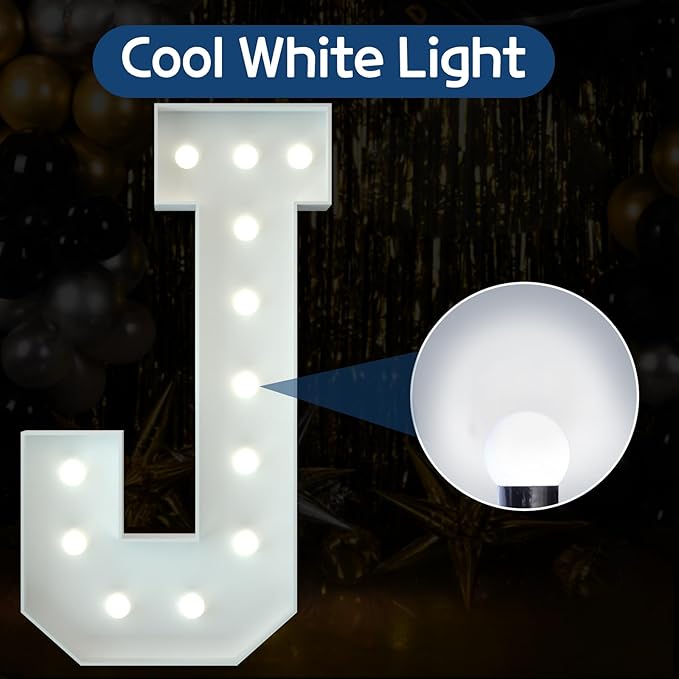 Marquee Letters 4 Feet Tall Large Light Up Letters Baby Shower Decorations - Image 2