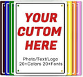 Custom Signs Outdoor Metal, Personalized Street Sign, Create Your Own by POKEHAND