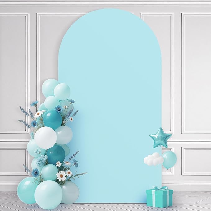 Ledido Wedding Arch Backdrop Cover 6FT Arch Covers Fitted Stretchy Spandex by Ledido
