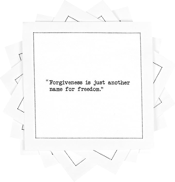 Five Star Napkins Moving Forward Quotes, Beverage Napkins, Bar Napkins by FiveStarNapkins