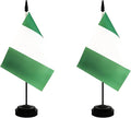 2 Pack Nigeria Desk Flag, Nigerian Table Office Flag by Unknown