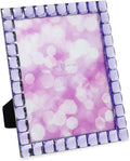 Isaac Jacobs Decorative Sparkling Light Purple Jewel Picture Frame, Photo by IsaacJacobs