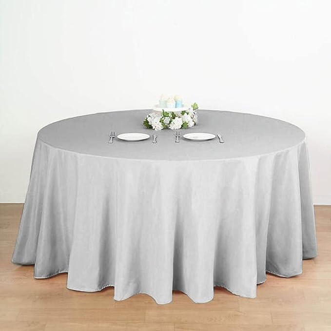 Efavormart Round Tablecloth, 132 Inch Stain & Wrinkle Resistant Washable Table - Image 6