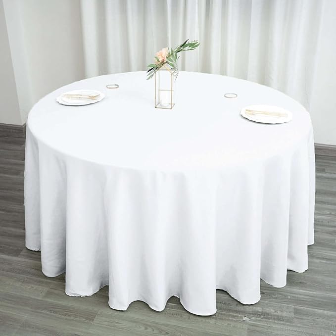 Efavormart Round Tablecloth, 120 Inch Stain & Wrinkle Resistant Washable Table - Image 9