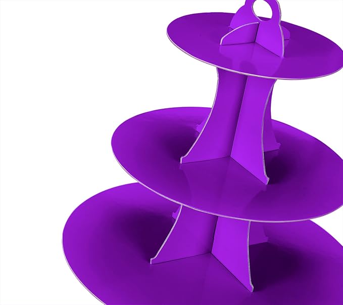2Pcs 3-Tier Cupcake Stand, Cake Stand holder, Tiered DIY Cupcake Stand Tower - Image 4