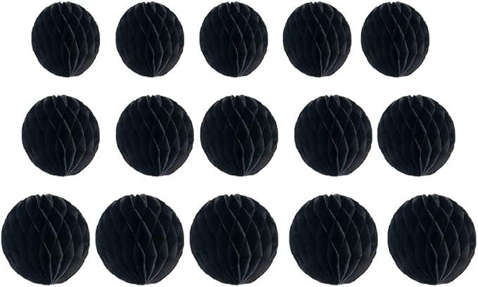 15pcs Honeycomb Balls Decorations 4'' 6'' 8'' Party Honeycomb Ball Flower by Yangeey