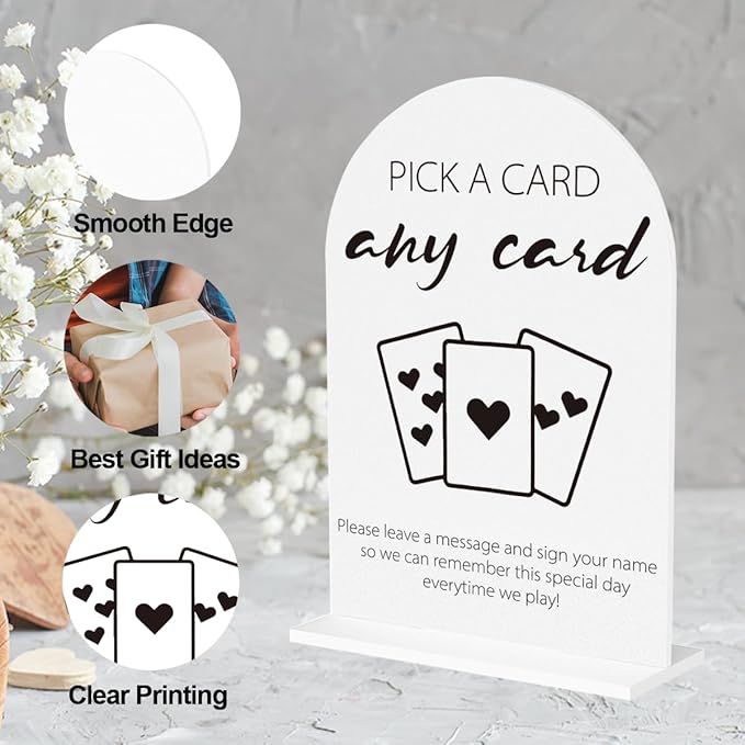 Playing Cards Guest Sign, Wedding Guest Book Desk Decor, Wedding Engagement - Image 3