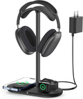 HiWe Universal Headphone Stand, Magnetic Wireless Charger by HIWE