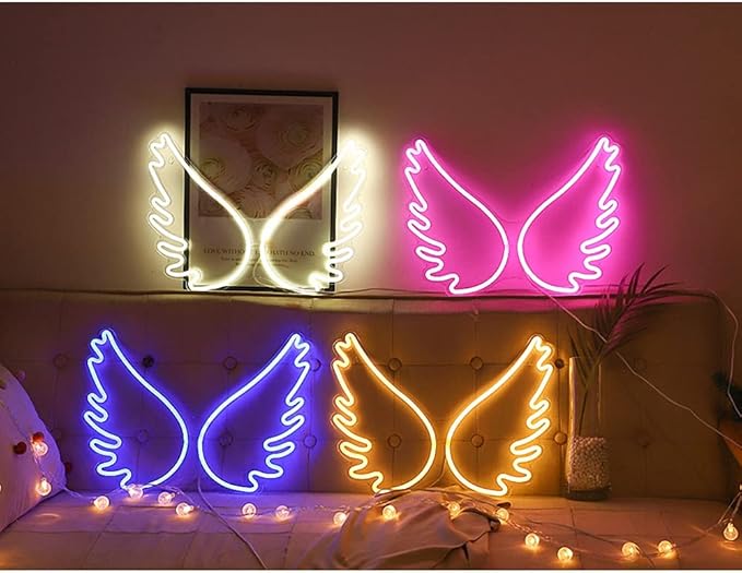 Ulalaza Neon Light Sign LED Night Lights USB Operated Decorative Marquee Sign - Image 2